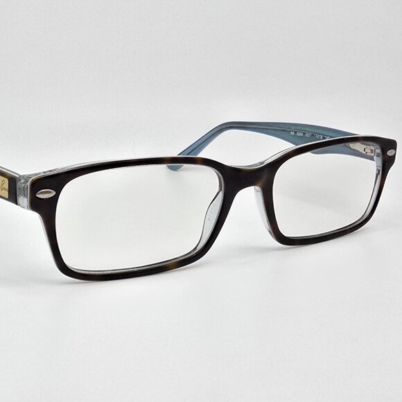 Ray-Ban RB5206 5023 Polished Tortoise on TR Azure Eyeglasses Frame w/ Flexhinge - Picture 6 of 12